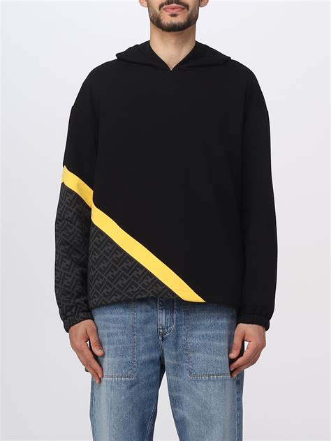 fendi black cotton shirt|black fendi sweater.